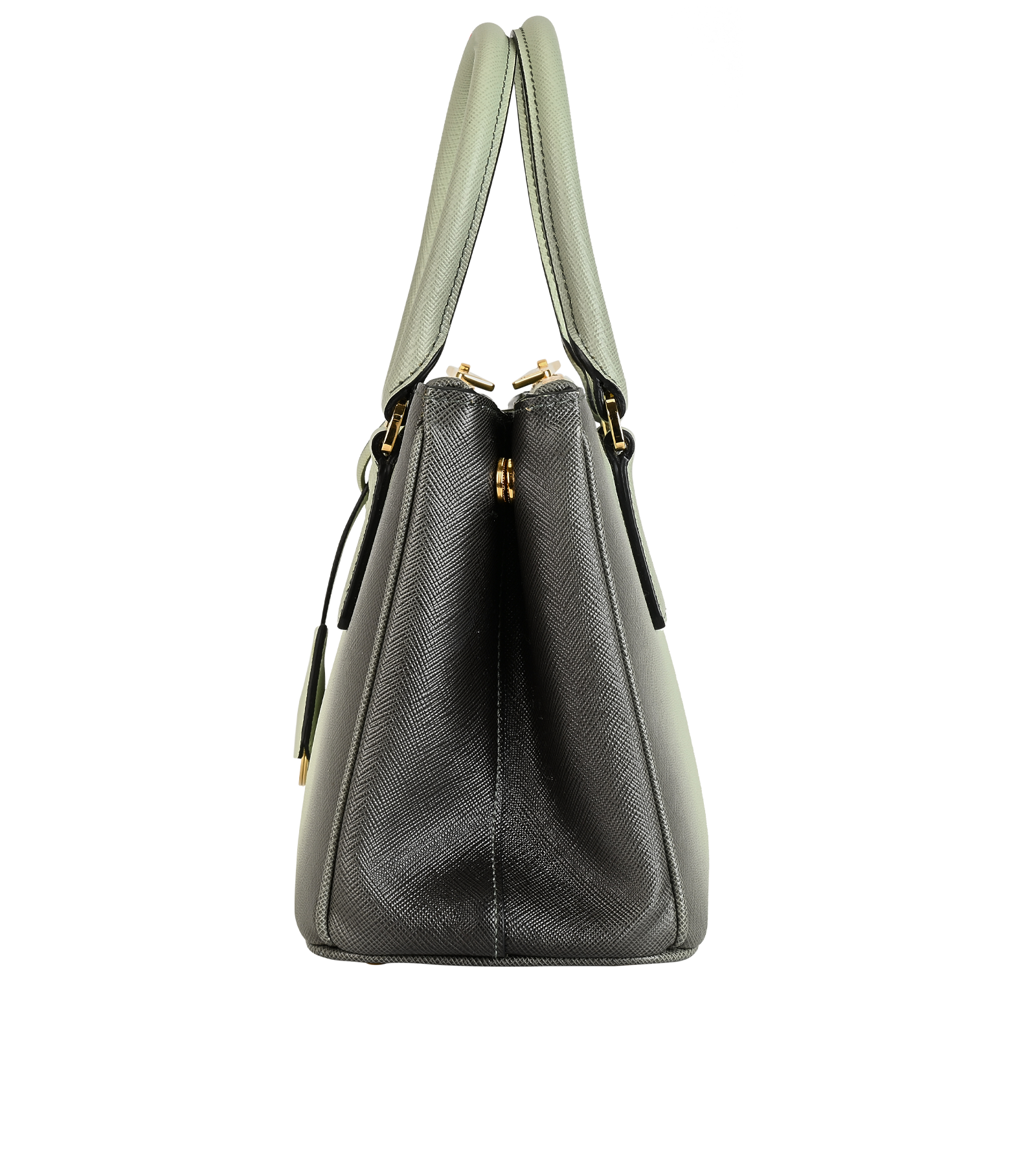 Small Galleria, &pound;1,700, Handbags, Green, Leather, Bottom view